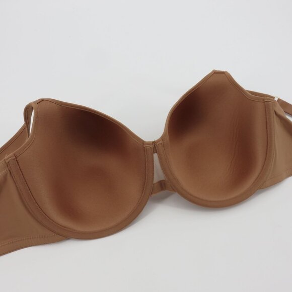 Thirdlove 38D 24/7 Perfect Coverage Bra Underwire Lined Brown Tan Gold Charm - Picture 7 of 12